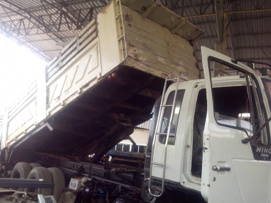 HINO FM 1 M ดั้มพ์สามมิตรสวยสุดๆ เดิมมากๆ มีระบบลากพ่วง (ทีมงานรถคุณภาพ)