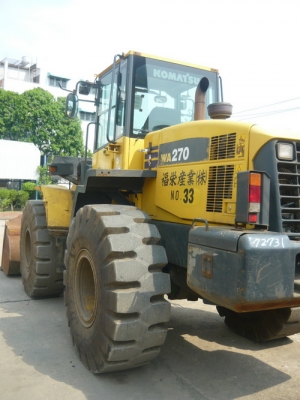 รถตัก Komatsu WA270-5 รถเก่านอก นำเข้าจากญี่ปุ่น สภาพพร้อมใช้งาน 087 900-0077 รถตัก Komatsu WA270-5 รถเก่านอก นำเข้าจากญี่ปุ่น สภาพพร้อมใช้งาน 087 900-0077