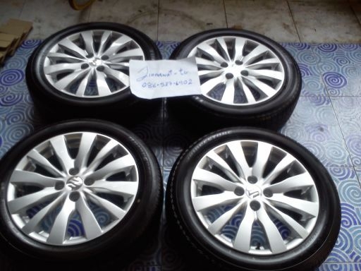 ล้อ Suzuki Swift ขอบ16-4-100 พร้อมยางปี12