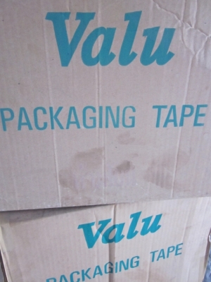 ล้างสต๊อก!!! เทปกาวสีชา Valu (OPP TYPE) ขนาด 2"x45y หลายกล่อง 72 ชิ้น/กล่อง = 890 บาท/กล่อง ซื้อหลายกล่องคิดราคาพิเศษ