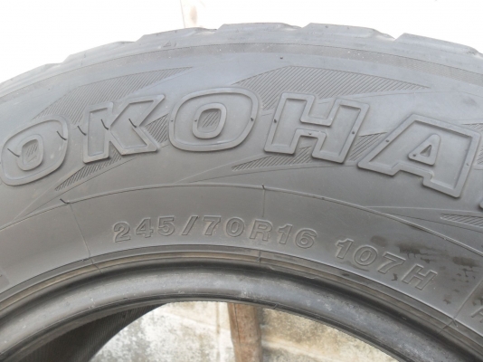 ยาง YOKOHAMA 245/70R16 ปี10 ยาง YOKOHAMA 245/70R16 ปี10