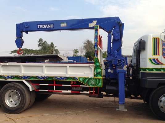 ขาย รถสิบล้อ ติดเครน 7 ตัน รถสวยมาก พร้อมใช้งาน