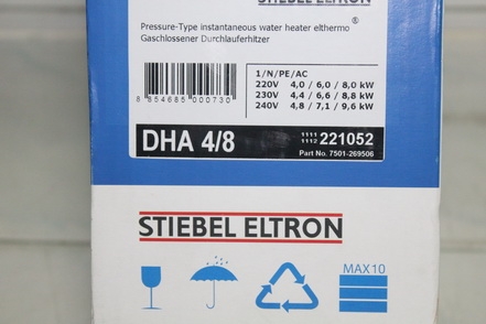 เครื่องทำน้ำร้อน Stiebel Eltron รุ่น DHA 4/8 ของใหม่ครับไม่เคยใช้งาน