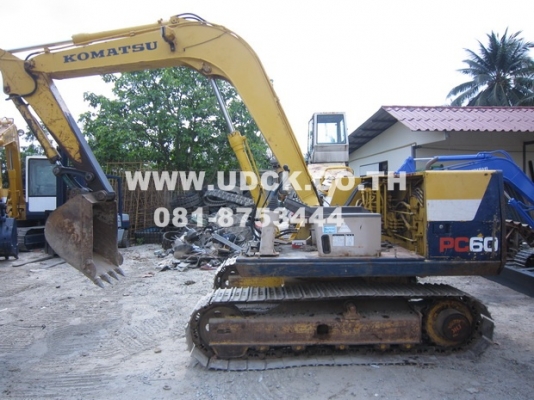 ขาย รถขุด KOMATSU รุ่น PC60-6- มือสองญี่ปุ่น