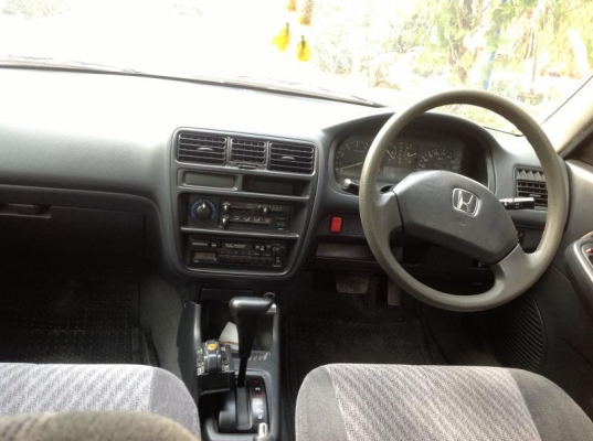 ขายรถบ้านมือแรกHondacityธ.ค.97เครื่อง1500Exi-sออโต้ สภาพพร้อมใช้มีประกันราคาต่อรองได้