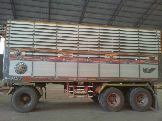 ขาย ISUZU 320 พ่วงแม่ลูก กระบะเนียมคอกเกษตรดั๊ม อู่ เบิ้ม การช่าง รถปี 51