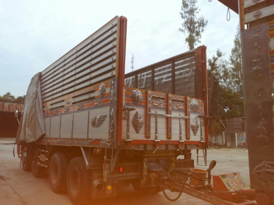 ขาย ISUZU 320 พ่วงแม่ลูก กระบะเนียมคอกเกษตรดั๊ม อู่ เบิ้ม การช่าง รถปี 51