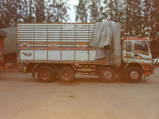 ขาย ISUZU 320 พ่วงแม่ลูก กระบะเนียมคอกเกษตรดั๊ม อู่ เบิ้ม การช่าง รถปี 51