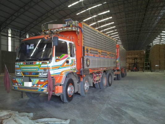 ขาย ISUZU 320 พ่วงแม่ลูก กระบะเนียมคอกเกษตรดั๊ม อู่ เบิ้ม การช่าง รถปี 51