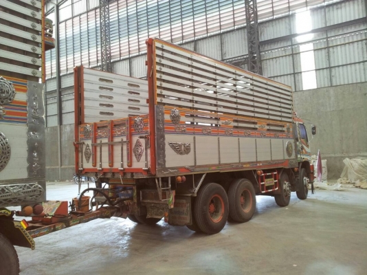 ขาย ISUZU 320 พ่วงแม่ลูก กระบะเนียมคอกเกษตรดั๊ม อู่ เบิ้ม การช่าง รถปี 51