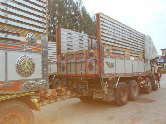 ขาย ISUZU 320 พ่วงแม่ลูก กระบะเนียมคอกเกษตรดั๊ม อู่ เบิ้ม การช่าง รถปี 51