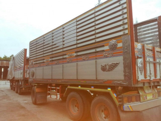 ขาย ISUZU 320 พ่วงแม่ลูก กระบะเนียมคอกเกษตรดั๊ม อู่ เบิ้ม การช่าง รถปี 51