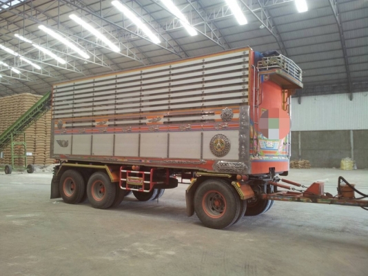 ขาย ISUZU 320 พ่วงแม่ลูก กระบะเนียมคอกเกษตรดั๊ม อู่ เบิ้ม การช่าง รถปี 51