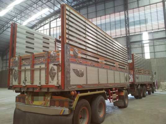 ขาย ISUZU 320 พ่วงแม่ลูก กระบะเนียมคอกเกษตรดั๊ม อู่ เบิ้ม การช่าง รถปี 51