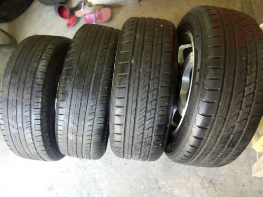 แม็กนำเข้า ขอบ 16 กว้าง 7 ติดยาง โตโย เจแปนดอกล้นๆ