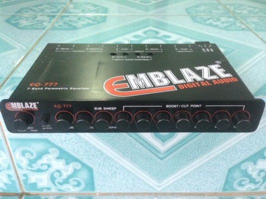 ปรี7แบน emblaze มือสองสวยปิ้งๆ เสียงดีมากๆ ขาย 1950 บาท
