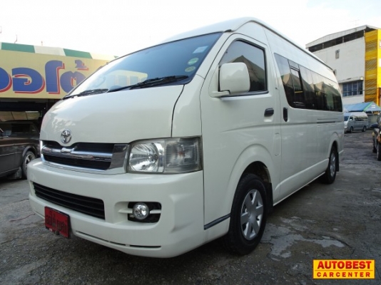 โทร 0922726669 คุณตันหยงรถตู้เบสมือสองฝั่งธน TOYOTA COMMUTER 2.7 CNG ปี 2007 ราคา 559,000 บาท