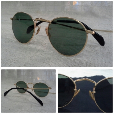 แว่นตาแฮนด์เมดวินเทจโกลด์ฟิลด์ (ทองคำแท้ผสม) BAO British American Optical made in England