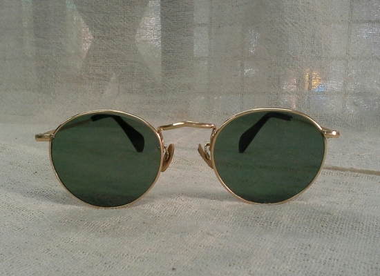 แว่นตาแฮนด์เมดวินเทจโกลด์ฟิลด์ (ทองคำแท้ผสม) BAO British American Optical made in England