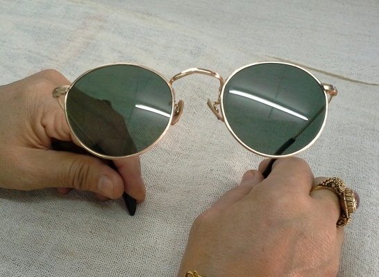 แว่นตาแฮนด์เมดวินเทจโกลด์ฟิลด์ (ทองคำแท้ผสม) BAO British American Optical made in England