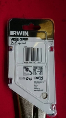 คีมล็อค ปากโค้ง IRWIN 10 R คีมล็อค ปากโค้ง IRWIN 10 R