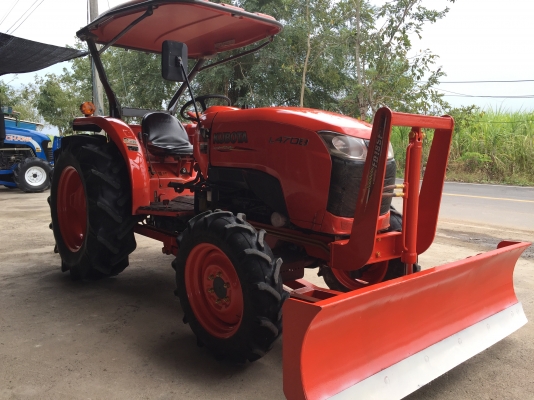 ขายรถไถคูโบต้า L4708 แรงพร้อมอุปกรณ์ ใดันหน้ากับผานพรวน ขายรถไถคูโบต้า L4708 แรงพร้อมอุปกรณ์ ใดันหน้ากับผานพรวน