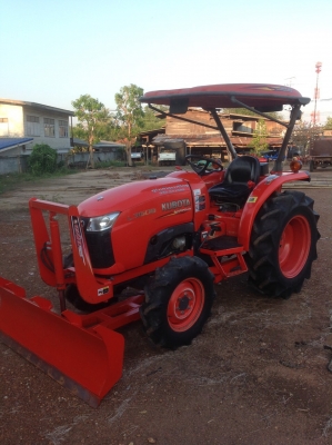 แทรกเตอร์คูโบต้า 3608 สภาพสวยมากเดิมๆพร้อมใช้งานมีผานดันหน้าและโรตารี่