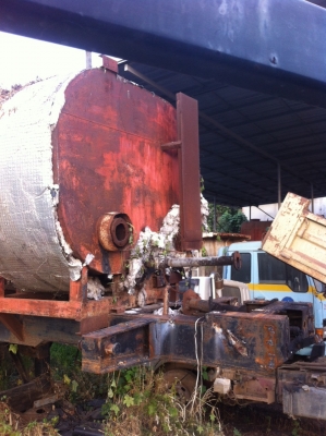 หางบรรทุกถังยางมะตอยมีท่อต้มยางใส่ยางได้18-20ตัน  ราคา. 140000