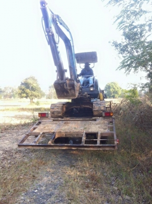 ขายแมคโคเล็ก มิตซูบิชิ MM45B พร้อมเทเลอร์เคลื่อนย้าย 350000 บาท