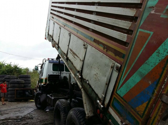 ขาย 10 ล้อ 2 เพลา ดั้มคอกเกษตร FM177LA เครื่อง HO7C ~ 168 แรง โบว์อินเตอร์ เครื่องดี คัชซีสวย ทะเบียน ม.79   รถสวยพร้อมใช้