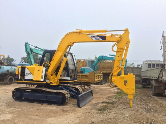ขายรถขุด KOBELCO SK60-1 มาคทรี พร้อมหัวเจาะหัวกระแทก ขายรถขุด KOBELCO SK60-1 มาคทรี พร้อมหัวเจาะหัวกระแทก