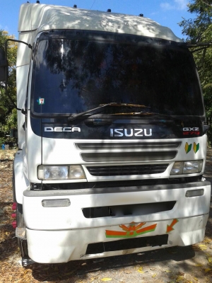 รถอีซูซุ 10 ล้อ หัวลาก GXZ  270 แรงม้า. ปี 47.  ( ขายแม่ , ลูก. )    สนใจติดต่อ  081 - 6079515