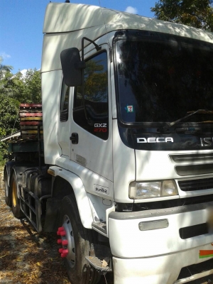 รถอีซูซุ 10 ล้อ หัวลาก GXZ  270 แรงม้า. ปี 47.  ( ขายแม่ , ลูก. )    สนใจติดต่อ  081 - 6079515