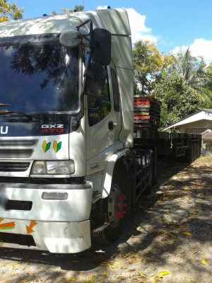 รถอีซูซุ 10 ล้อ หัวลาก GXZ  270 แรงม้า. ปี 47.  ( ขายแม่ , ลูก. )    สนใจติดต่อ  081 - 6079515