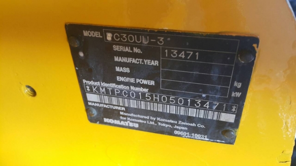 ขาย รถขุด KOMATSU รุ่น PC30UU-3- มือสองญี่ปุ่น แทรกเหล็ก อารม์ยืดได้ ทำงานไว คล่องตัวที่แคบ มือถือ/LINE ID : 0818753444