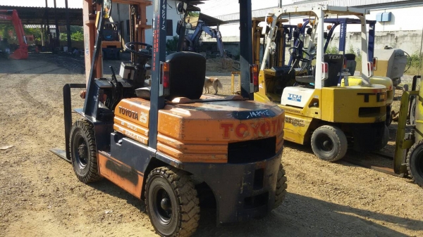 รถยก TOYOTA 5FG25 เครื่่อง'เบนซิน 5k เสาสูง 3 เมตร ยกได้ 2.5 ตัน เกรียร์ธรรมดา  รถนำเข้า สนใจติดต่อ 089-7949488