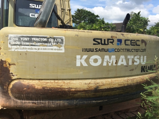 ขายรถแบคโฮ KOMATSU PC120-6 เอกสารเล่มทะเบียน ระบบไฟเต็ม ราคา 750000