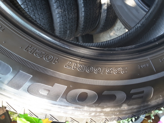 ยาง 235 60 17 bridgestone ปี 14 ชุดล่ะ 5500