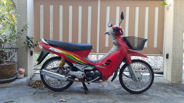 ขออนุญาติขาย KAWASAKI KAZE 112 CC  ทะเบียนสวย 131 กทม ฟรีค่าโอน