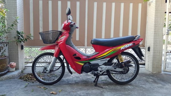 ขออนุญาติขาย KAWASAKI KAZE 112 CC  ทะเบียนสวย 131 กทม ฟรีค่าโอน