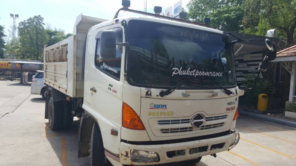 ขายรถบรรทุก 6 ล้อดัมพ์ HINO FG8J 220 แรงม้าปี 2554 ไมล์ 110000 กม.ราคา 1250000