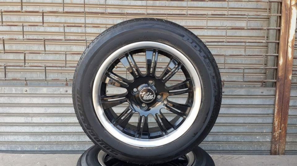 SSW ขอบ 15 4รู100 พร้อมยาง Bridgestone SSW ขอบ 15 4รู100 พร้อมยาง Bridgestone