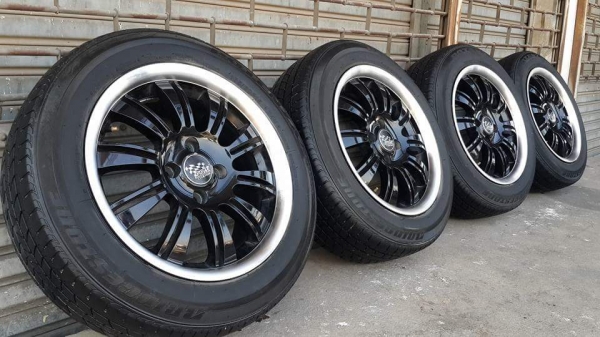 SSW ขอบ 15 4รู100 พร้อมยาง Bridgestone SSW ขอบ 15 4รู100 พร้อมยาง Bridgestone