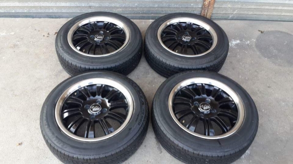 SSW ขอบ 15 4รู100 พร้อมยาง Bridgestone