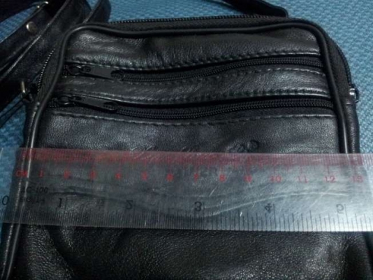 ขายกระเป๋าหนังแท้สะพายข้าง ใบเล็ก