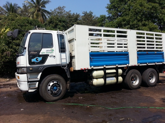ขาย รถบรรทุก10ล้อ2เพลา ไม่ดั้ม Hino สมอเงิน เครื่อง Daewoo 320แรงปี2542