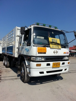 ขาย รถบรรทุก10ล้อ2เพลา ไม่ดั้ม Hino สมอเงิน เครื่อง Daewoo 320แรงปี2542