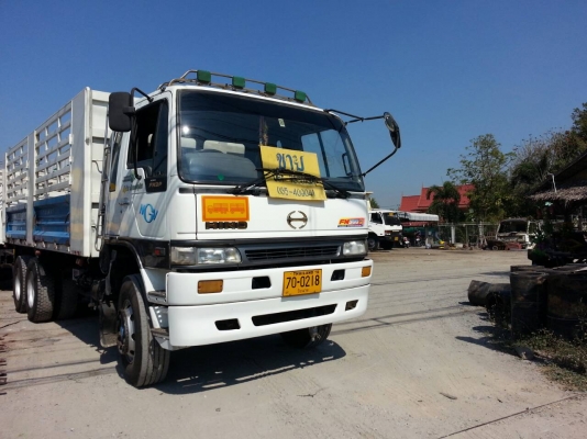 ขาย รถบรรทุก10ล้อ2เพลา ไม่ดั้ม Hino สมอเงิน เครื่อง Daewoo 320แรงปี2542