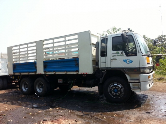 ขาย รถบรรทุก10ล้อ2เพลา ไม่ดั้ม Hino สมอเงิน เครื่อง Daewoo 320แรงปี2542