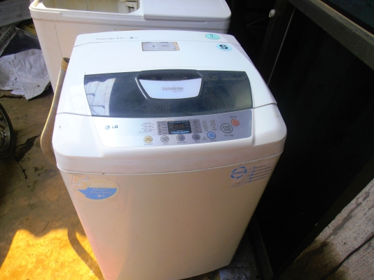 เครื่องซักผ้าอัตโนมัติ LG 9 กก. WF-T9030TDW สภาพเยี่ยม ซักได้แรงขาวสะอาดถูกใจ